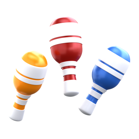 Juggling Pin  3D Icon