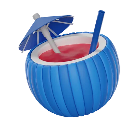 Jugo de coco  3D Icon