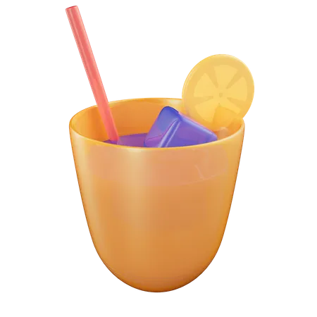 Zumo de frutas  3D Icon