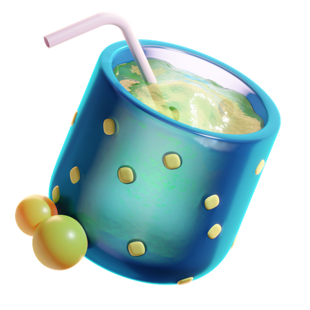 Zumo de frutas  3D Icon