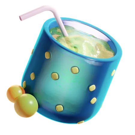 Zumo de frutas  3D Icon