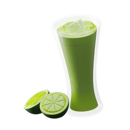 Jugo de lima  3D Icon