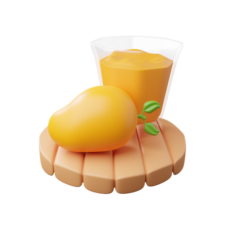 Jugo de mango  3D Icon