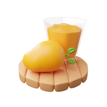 Jugo de mango  3D Icon