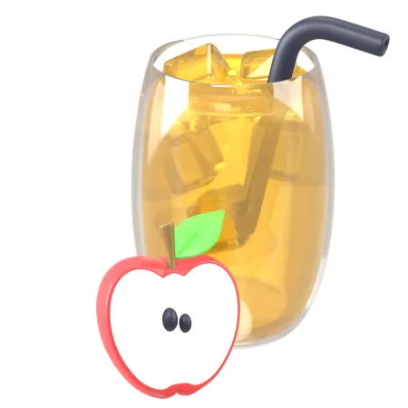 Ilustracion 3 D Jugo Jugo De Fruta Jugo Fruta Vidrio Fresco Saludable Comida Bebida Bebida 3D Icon