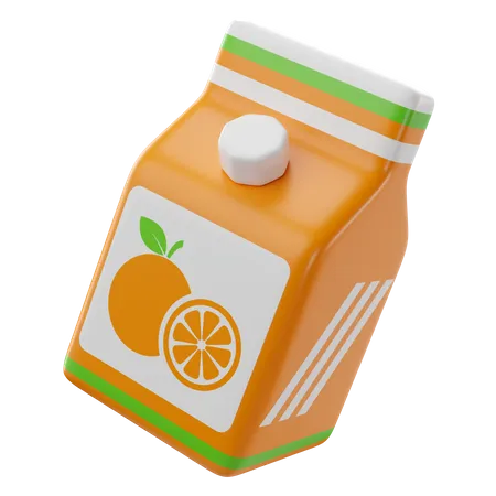 Zumo de naranja  3D Icon