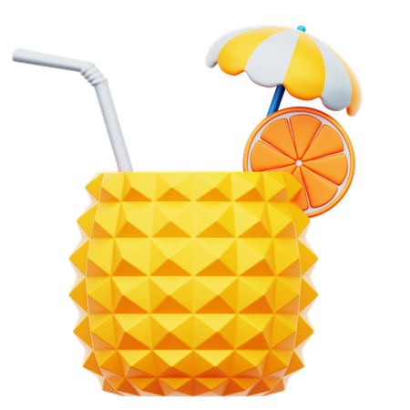 Jugo de piña  3D Icon