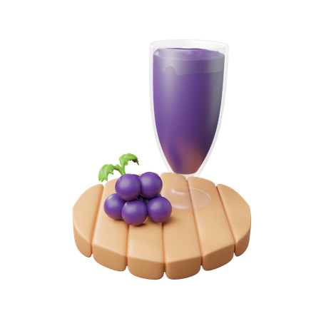 Jugo de uva  3D Icon