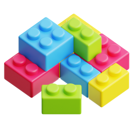 Juguete lego  3D Icon