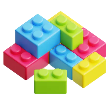 Juguete lego  3D Icon