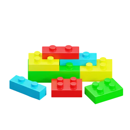 Juguete lego  3D Icon