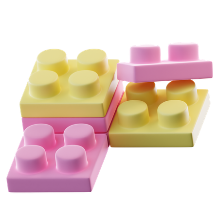 Juguete lego  3D Icon