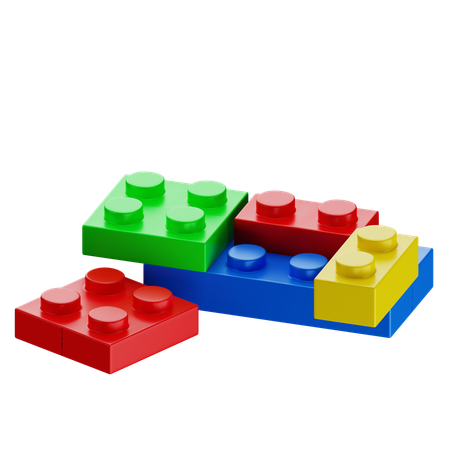 Juguete lego  3D Icon