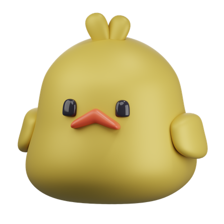 Juguete pato de goma  3D Icon