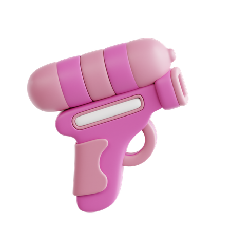 Juguete pistola rosa  3D Icon