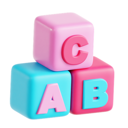 Juguetes abc  3D Icon