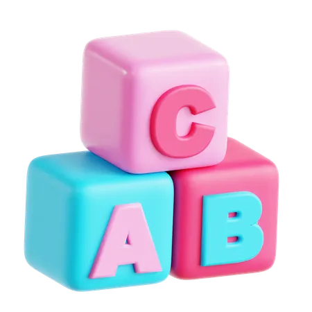 Juguetes abc  3D Icon