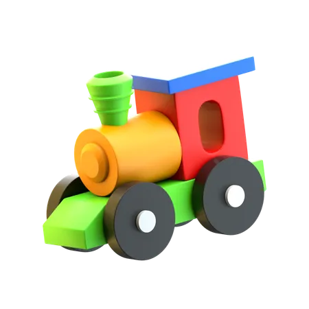 Juguetes de tren  3D Icon