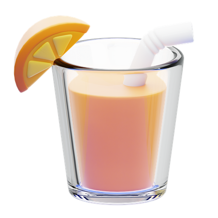 주스  3D Icon