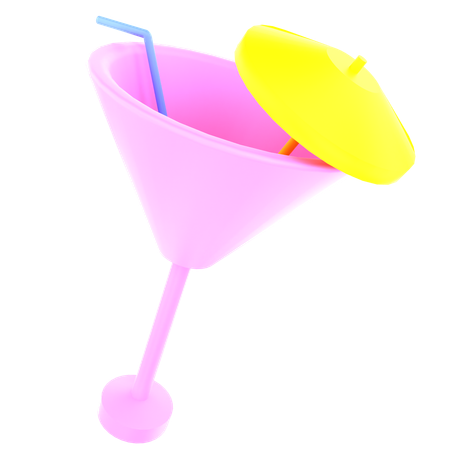 ジュースグラス  3D Icon