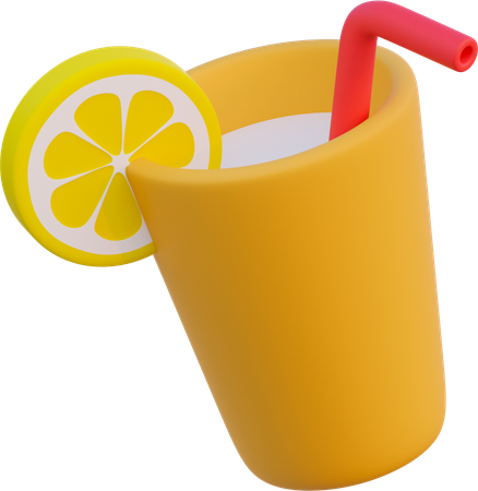 Juice Glass  3D Icon