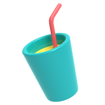 Juice Glass  3D Icon