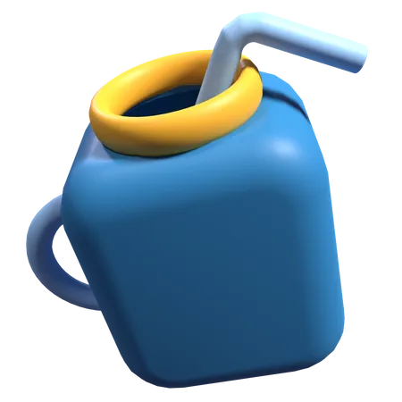 Juice Mug  3D Illustration