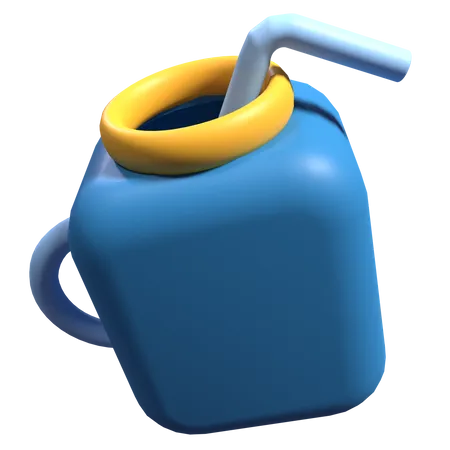 Juice Mug 3D Illustration