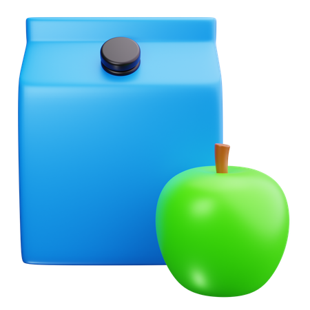 Juice Packet  3D Icon