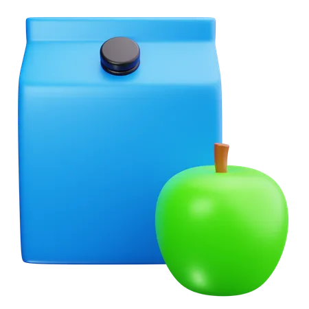 Juice Packet  3D Icon