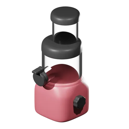 Juicer For Juice On Coffee Shop 3 D Icon 3D Icon