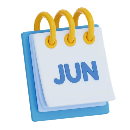 Juin  3D Icon