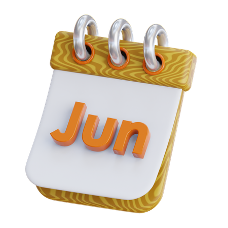 Juin  3D Icon