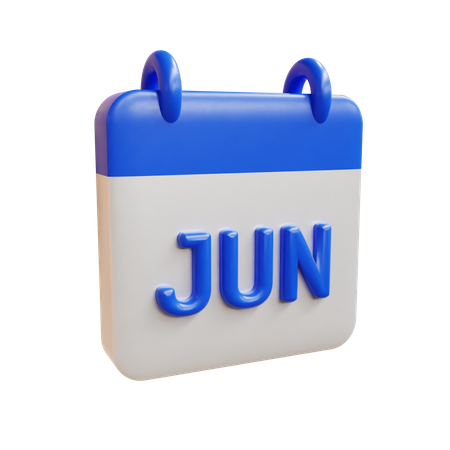 Juin  3D Icon