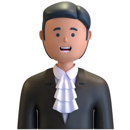 Juiz  3D Illustration