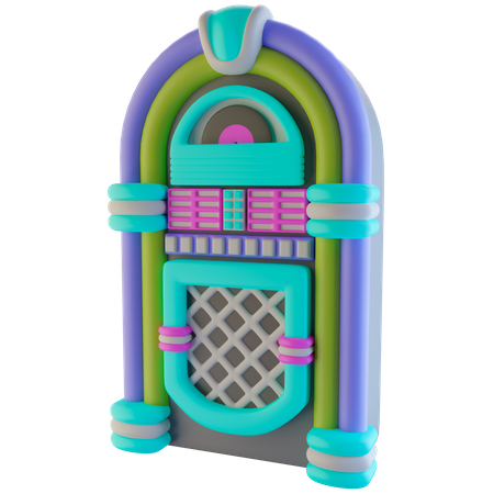 Jukebox  3D Icon