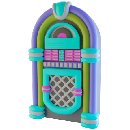 Jukebox  3D Icon