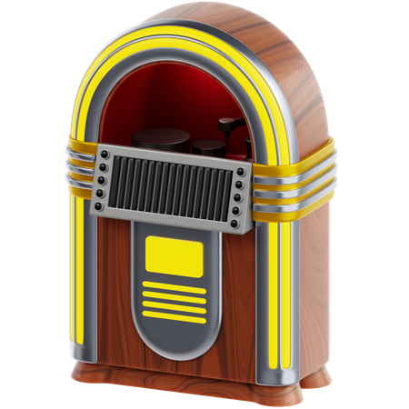 Jukebox  3D Icon