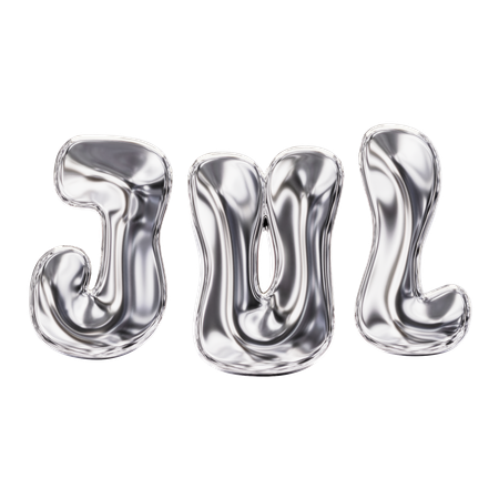 Jul Month  3D Icon