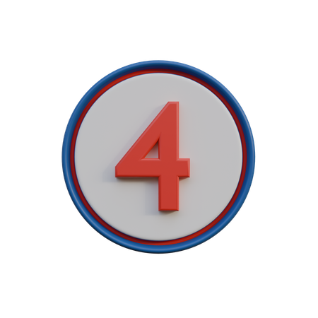 July 4th Seal  3D Icon