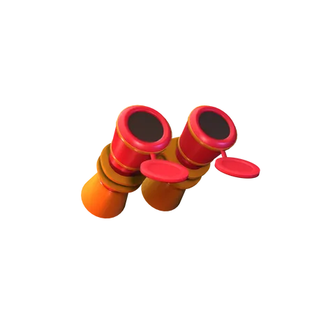 Jumelles  3D Icon