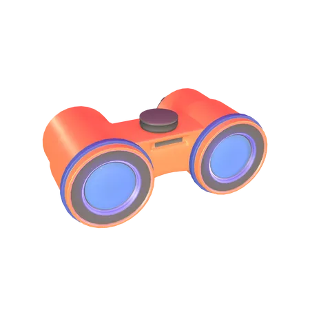 Binoculaire  3D Icon