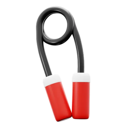 Skipping Jump Rope Cardio Exercise Fitness Gym Equipment 3 D Icon Illustration Render Design 3D Icon