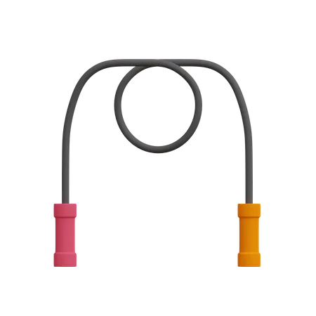 Jump Rope  3D Illustration