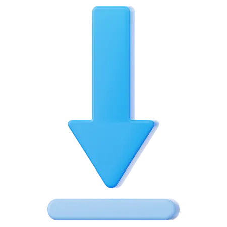 Jump To Bottom  3D Icon