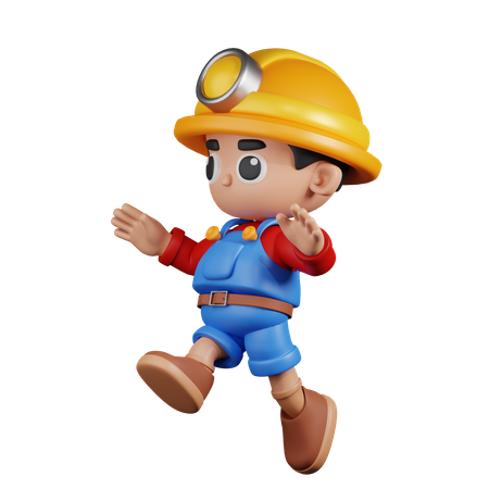 Jumping Miner  3D Icon