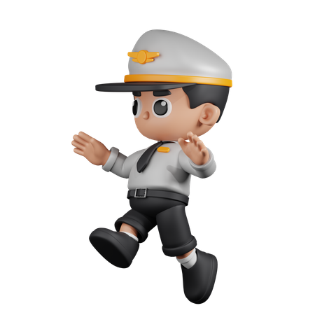 Jumping Pilot  3D Icon