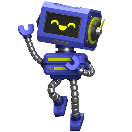 Jumping Robot  3D Icon