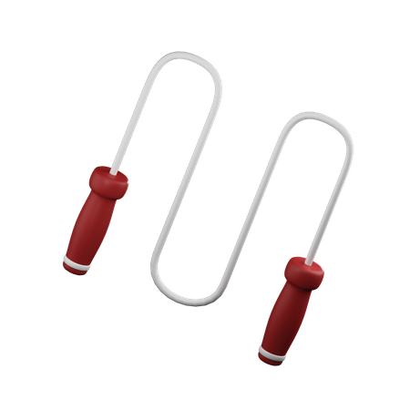 Jumping Rope  3D Illustration