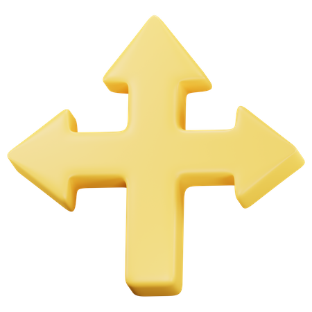 Junction Arrow  3D Icon